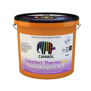 Caparol ThermoSan-Fassadenputz NQG K15 20кг декоративная легкая штукатурка "камешковая"