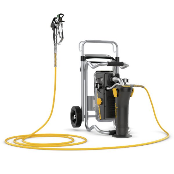 Wagner SuperFinish 23 Plus HEA на тележке, прямое всасывание. Краскораспылитель электрический