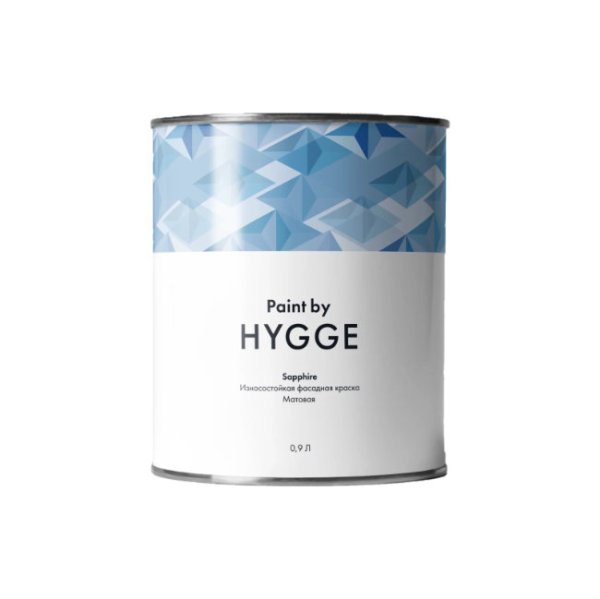 Hygge Sapphire base A 0,9л матовая водно-дисперсионная краска для наружных работ